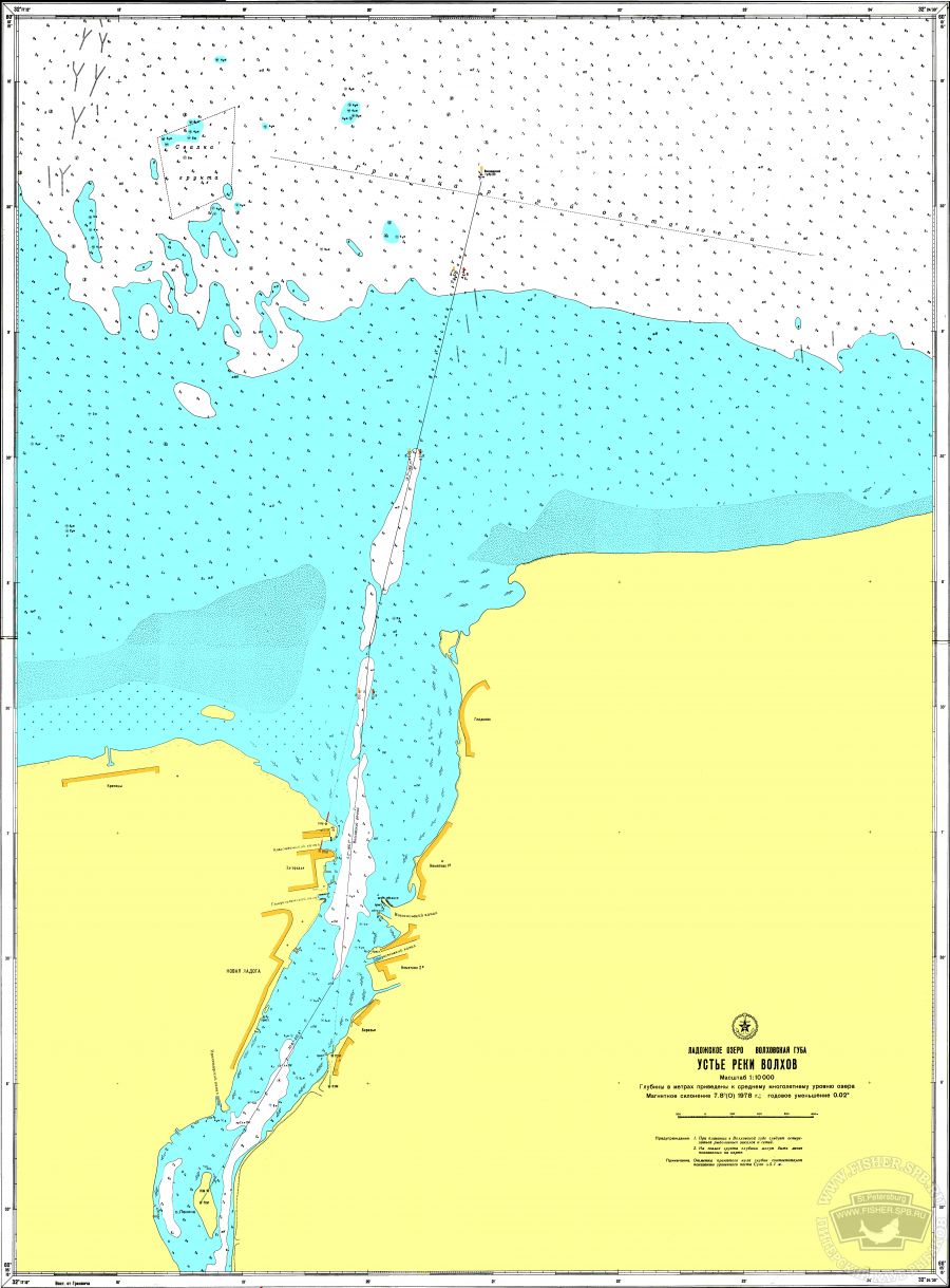 Карта глубин реки волхов в районе ивановский остров